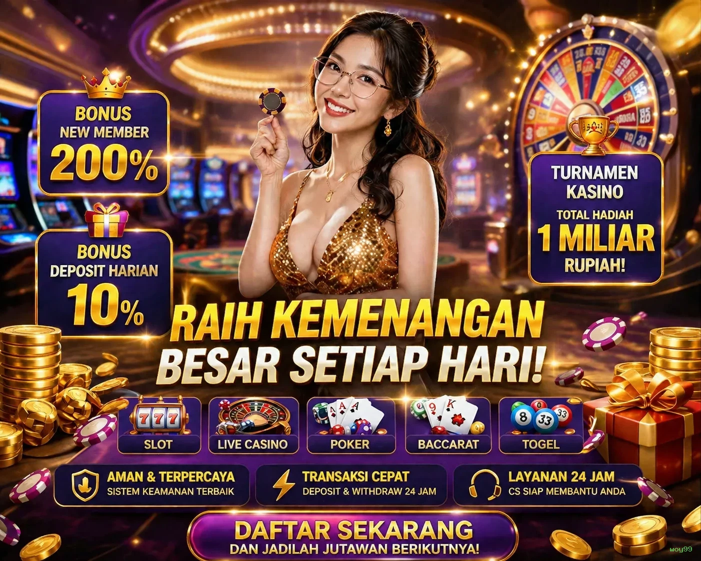 Berbagai Jenis Permainan yang Tersedia di woy99